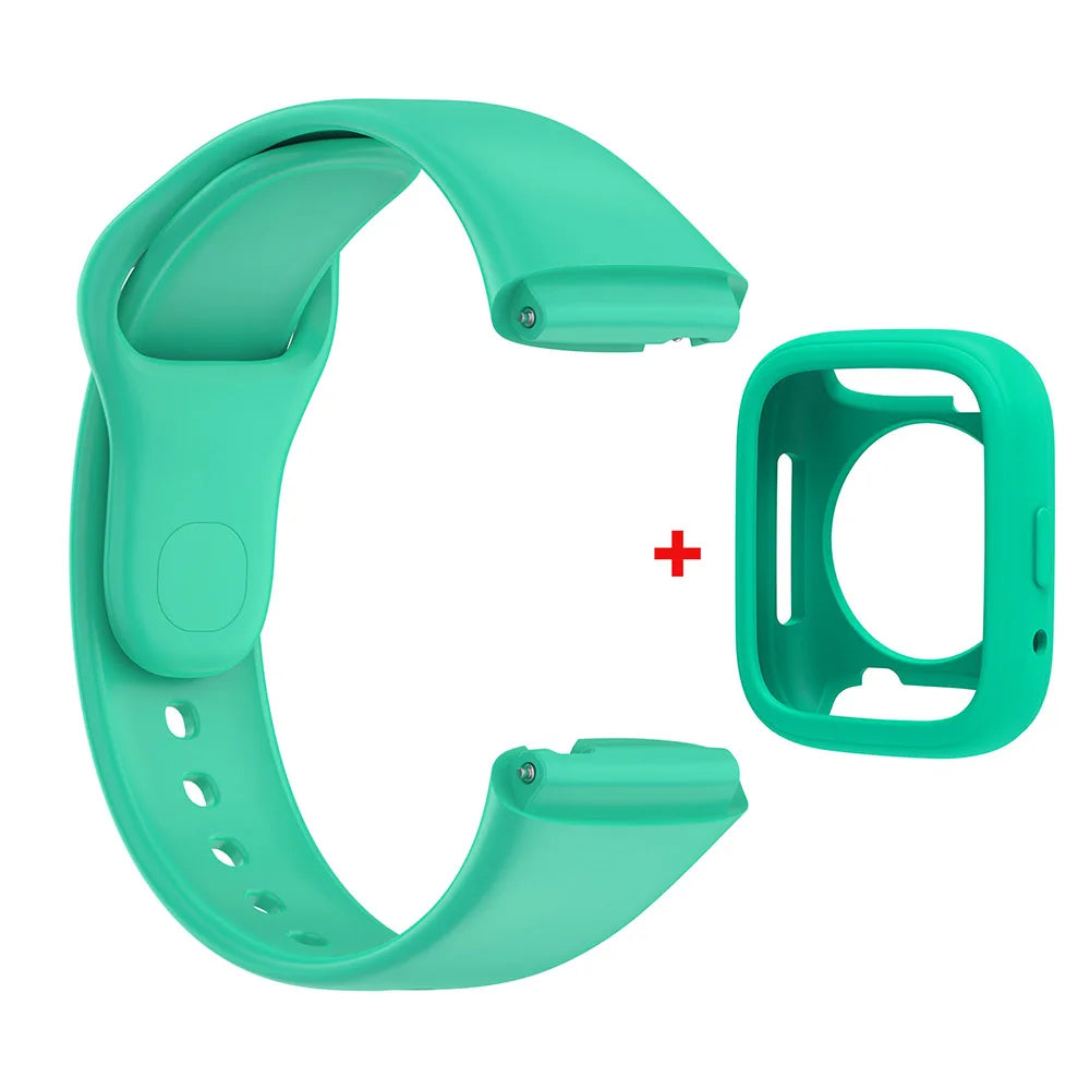 Silicone Strap & Protective Case for Redmi Watch 3 Active/Lite