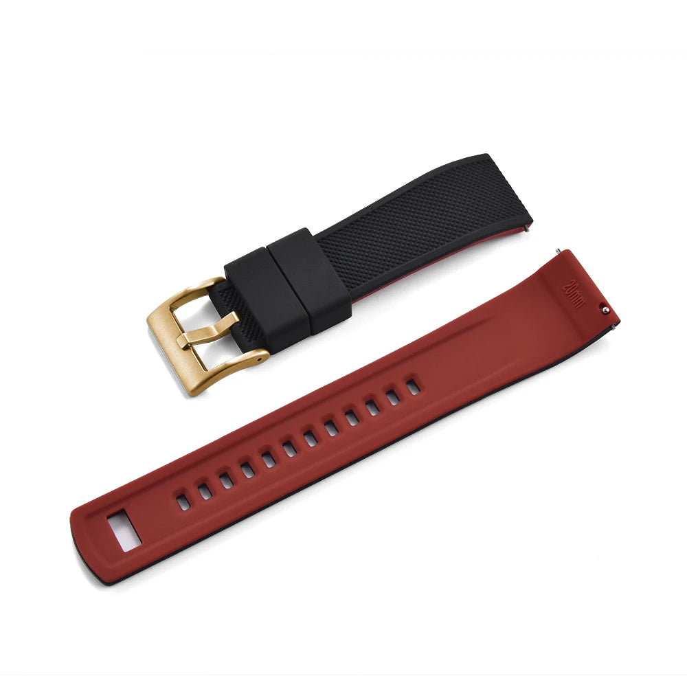 JUELONG Premium Silicone Watch Band Quick Release Rubber Watch Strap 20mm Watch Strap Watch Replacement Watchband