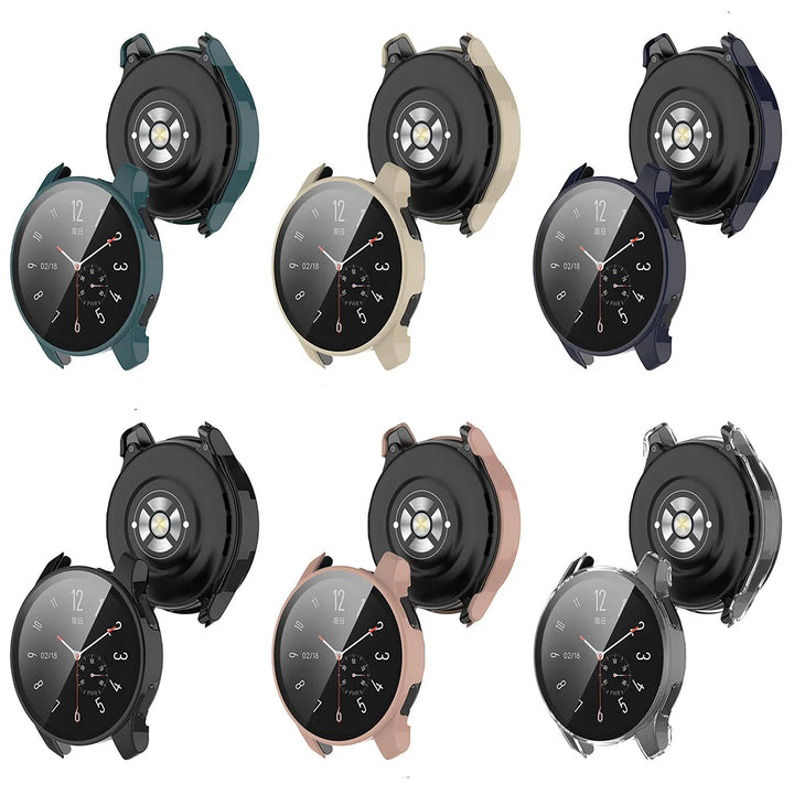 PC+Tempered Glass Protective Case for Vivo Watch 2