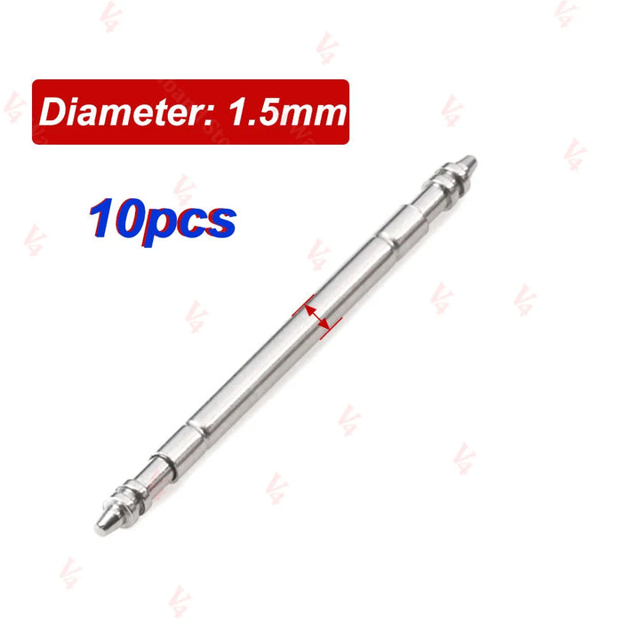 316L Stainless Steel Watch Band Spring Bars 1.5–2.0mm (Repair Tool Pins)