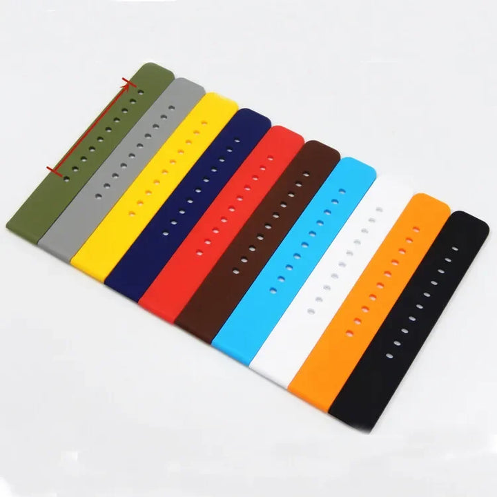 Universal Watch Straps 20mm 22mm 24mm 14mm 16mm 18mm Quick Release Silicone Band for Samsung for Huawei Women&Men Accessories