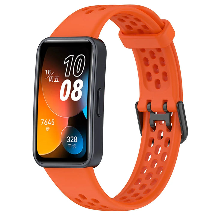 Breathable Silicone Watch Strap for Huawei Band 8/9/10
