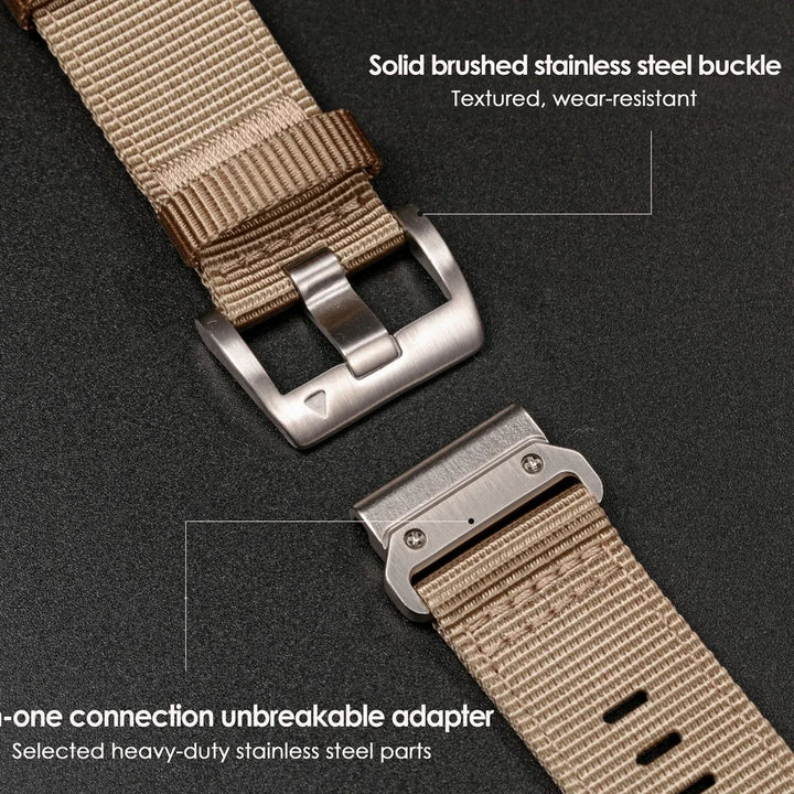 HEMSUT Nylon Quickfit Watch Strap – 20–26mm for Garmin Fenix & Tactix