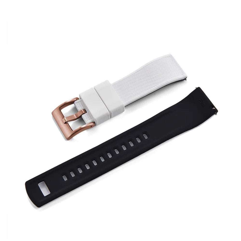 JUELONG Premium Silicone Watch Band Quick Release Rubber Watch Strap 20mm Watch Strap Watch Replacement Watchband
