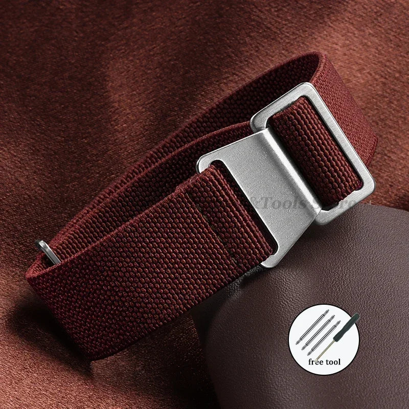Elastic Nylon Watch Strap 18/20/22mm (Sport Band)