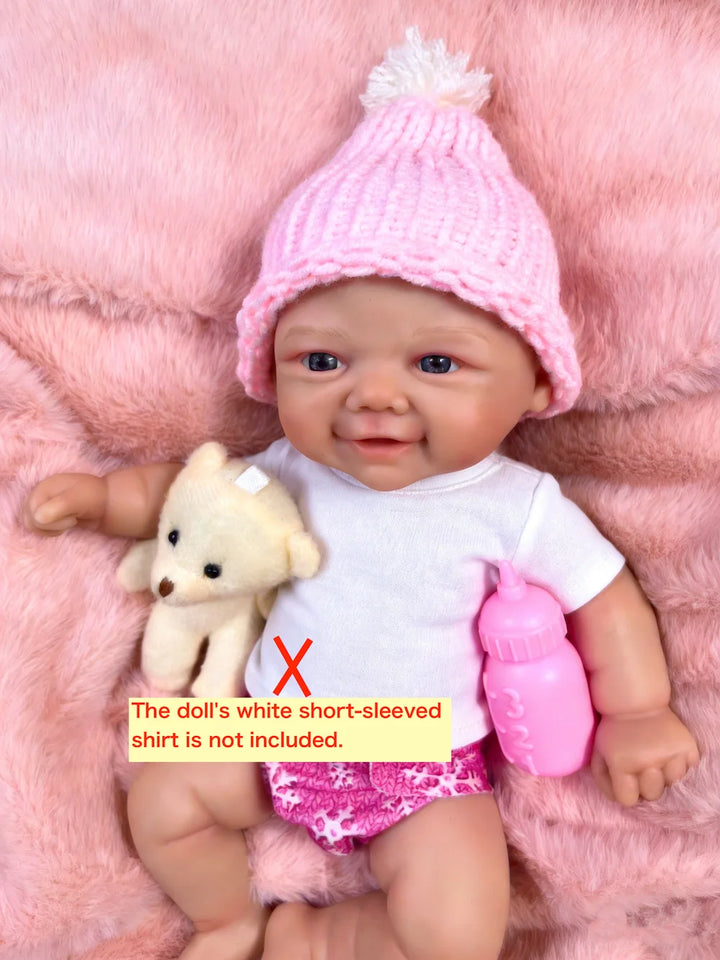 Vivienne 13″ Solid Silicone Reborn Baby Doll