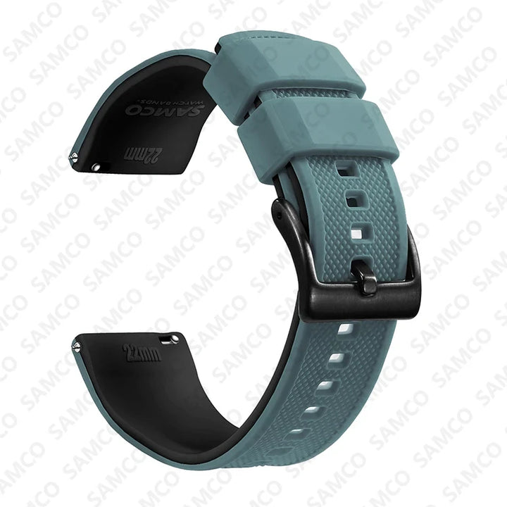Quick Release Silicone Watch Band 18–22mm