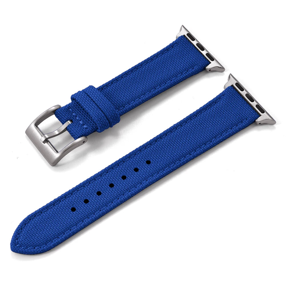 Apple Sailcloth Leather Band