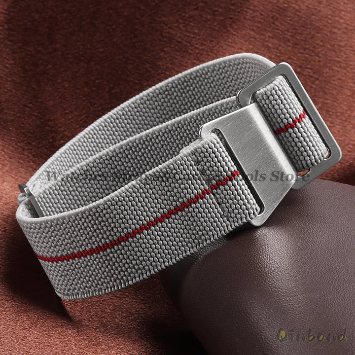 Elastic Nylon Watch Band for Seiko for Omega Sports Bracelets 18mm 20mm 22mm for Huawei Watch GT5/GT4/GT3 Parachute Watch Straps