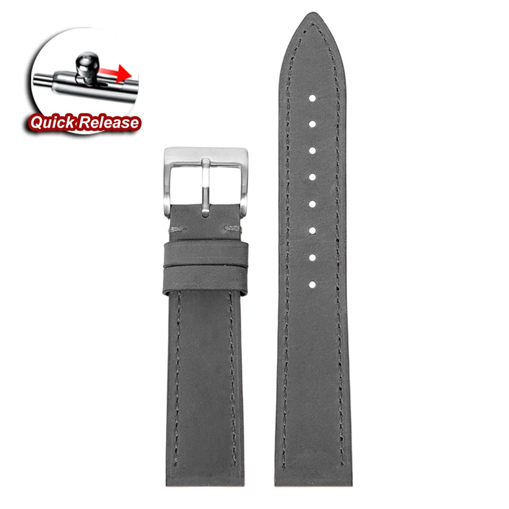 Cowhide Genuine Watch Band 18mm for F91W Mod Kit for F-91W W-800H SGW400 F84 F105/108 A158/168 AE1200/1300 Wrist Strap Bracelets