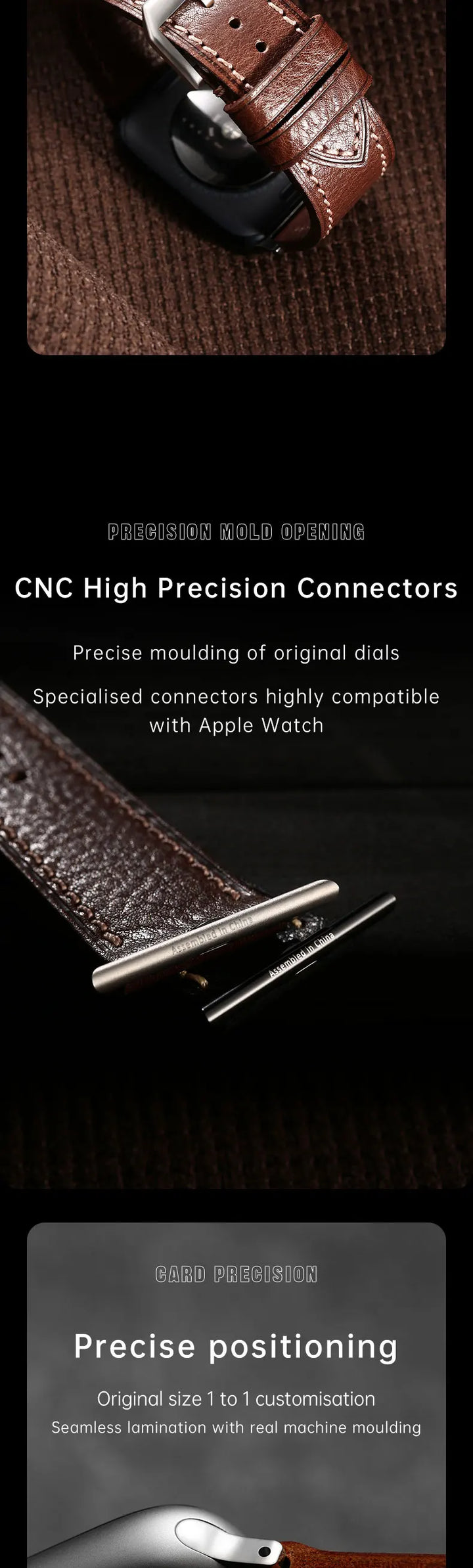 2023New Apple Watch Strap Ultra 2 49mm Series 9 8 7 6 SE 45mm 44mm 41mm 40mm Vegetable Calf Leather Bands For Apple Watch