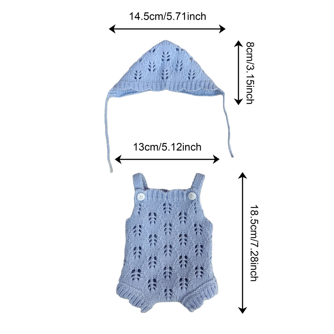 5‑Style Sweater Outfits for 10–12″ Reborn Dolls