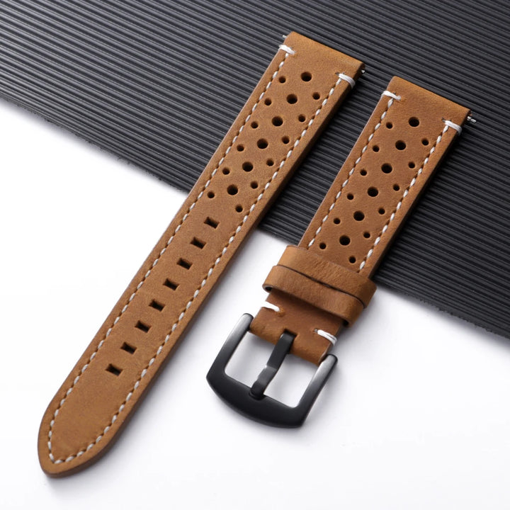 Soft Cowhide Leather Watch Band 18–24mm for Huawei Watch GT4/GT5