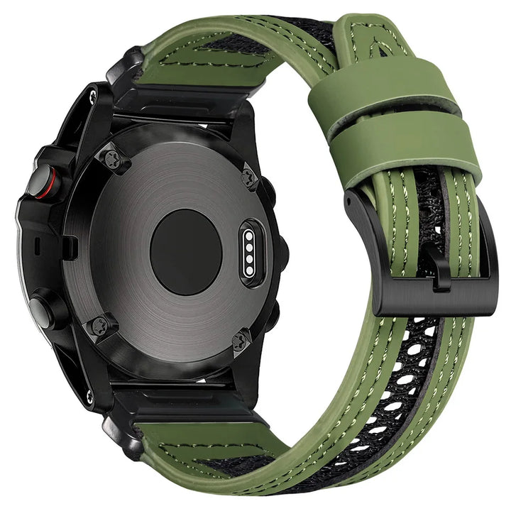 HEMSUT Nylon QuickFit Watch Strap – 20/22/26mm for Garmin Fenix, Tactix, MARQ, Quatix