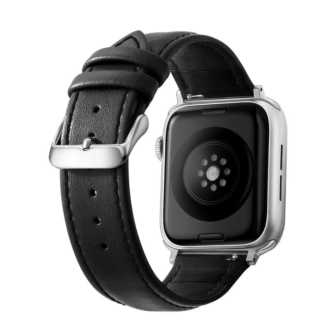 Genuine Leather Apple Watch Band 40–49mm for iWatch Series 3–8 & Ultra