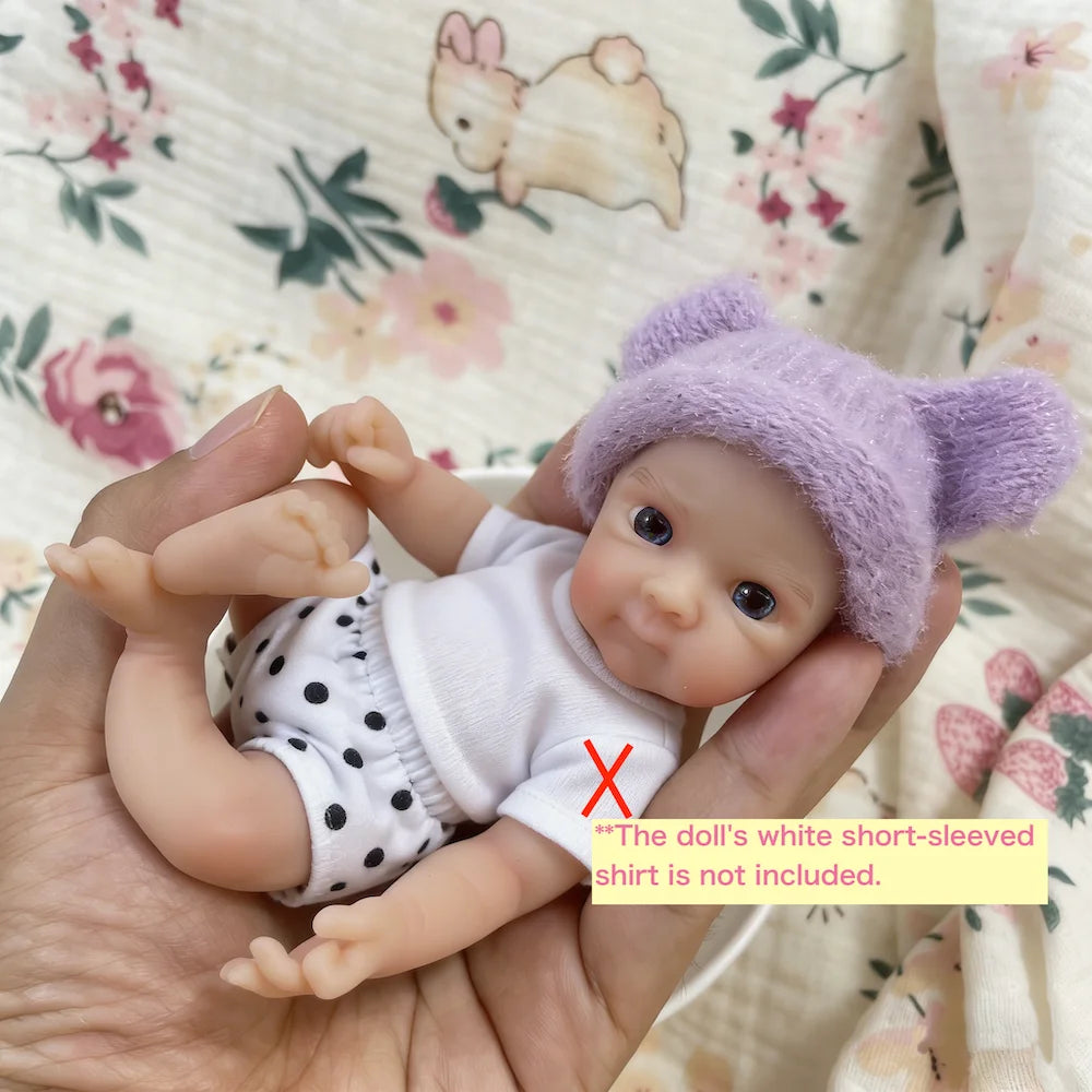 15cm Mini Bettie Full‑Silicone Reborn Baby Doll