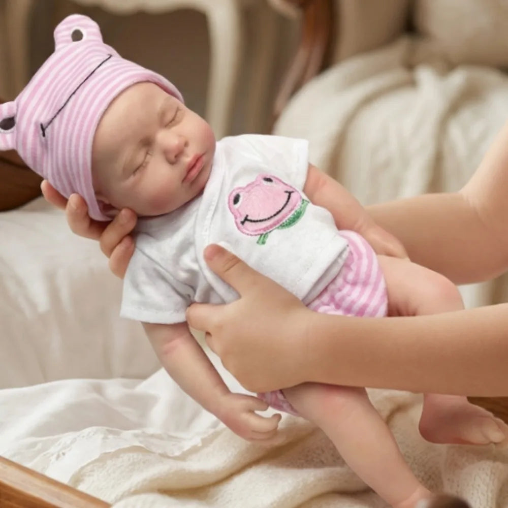 Loulou Open‑Mouth Full Body Reborn Baby Doll – Soft Silicone, Boy & Girl Options