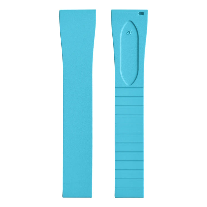 CTS FKM Rubber Watch Strap 16mm 18mm 19mm 20mm 21mm 22mm Quick Release Butterfly Buckle Watch Band CTS Strap For Cut To Size