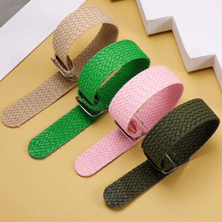 Perlon Woven Nylon Watch Strap (14–22mm)
