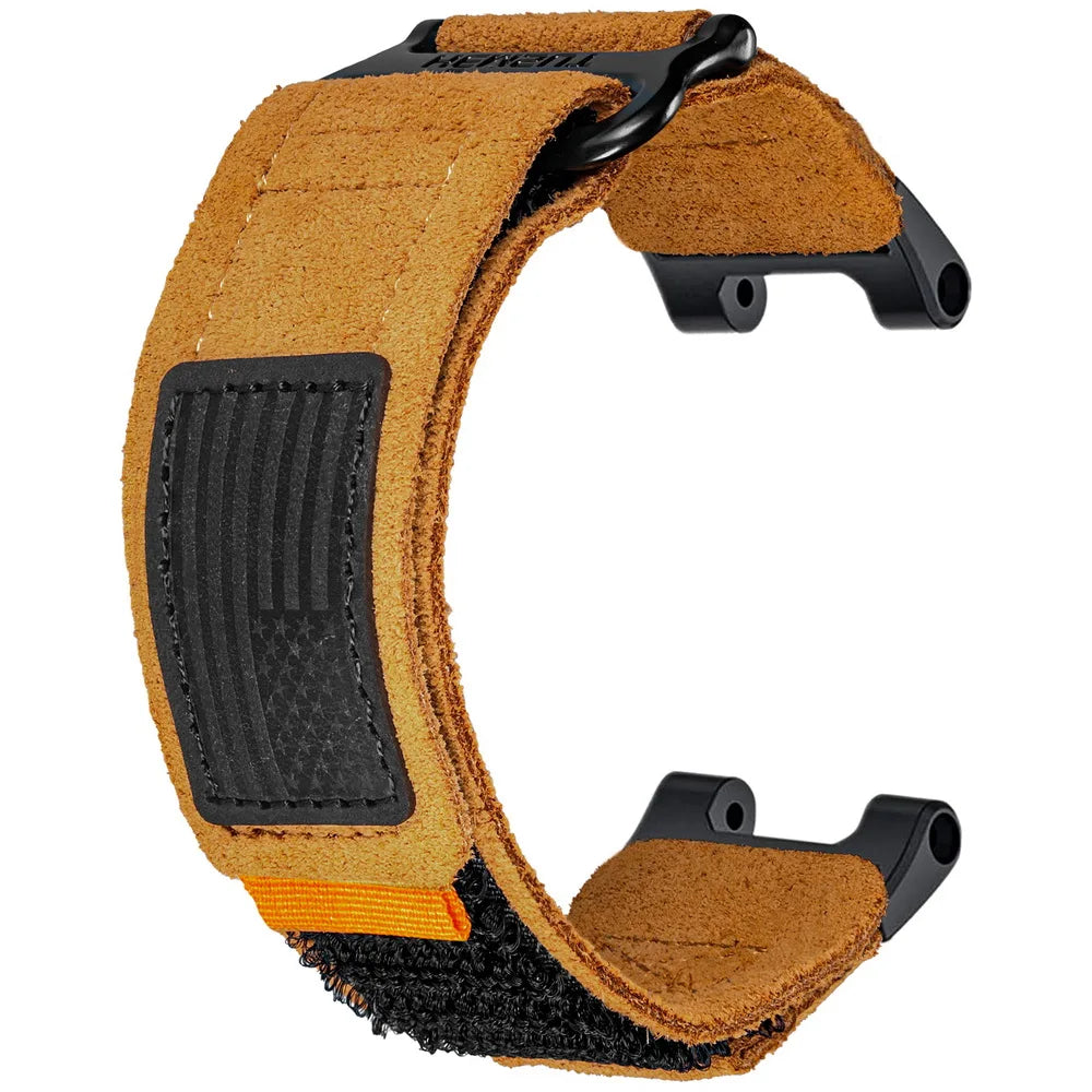 For Amazfit T-Rex 3 2 1 Watch Band Genuine Leather Suede Soft Cowhide Wrist Straps