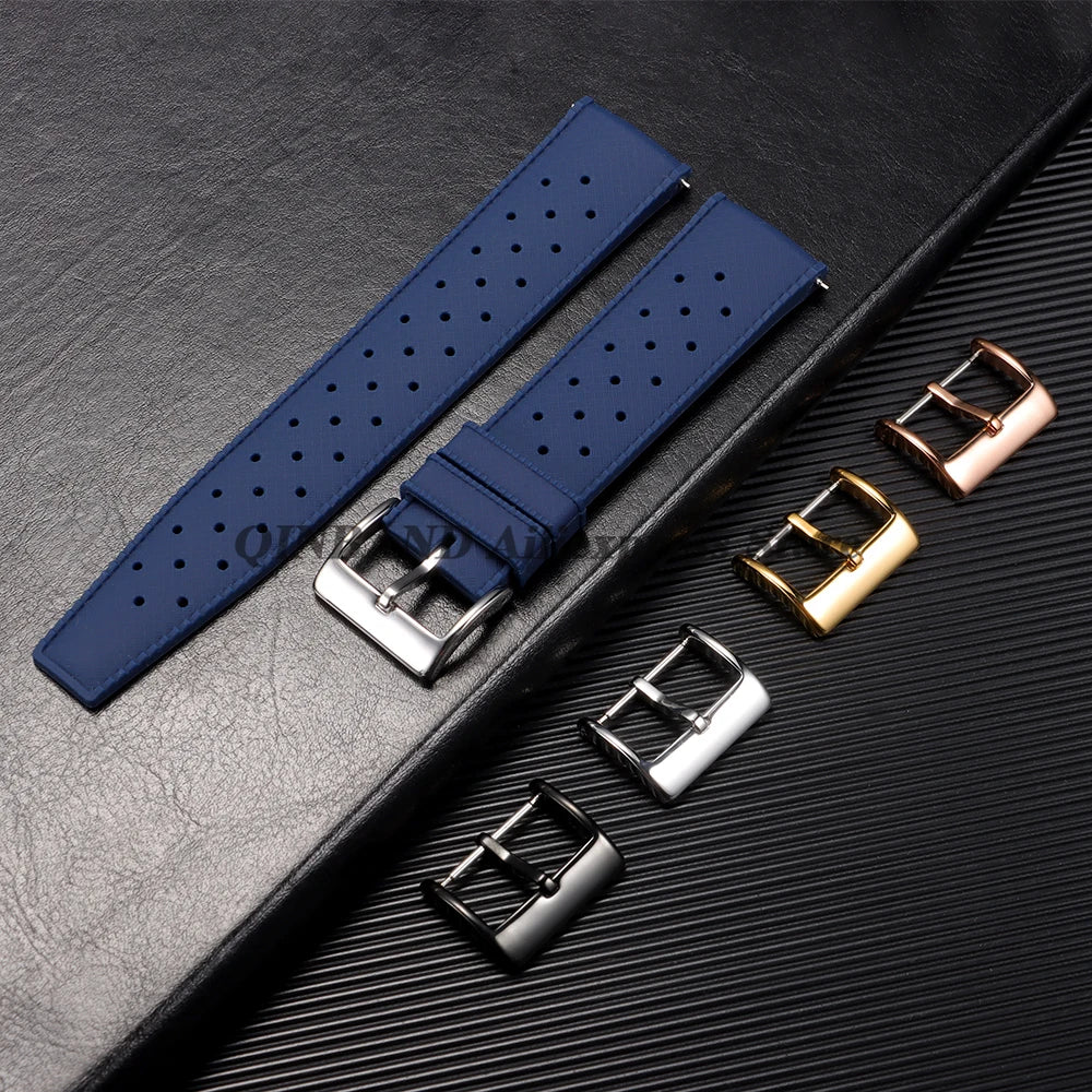 304L Stainless Steel Pin Watch Buckle 16–20mm (Matte/Polished,