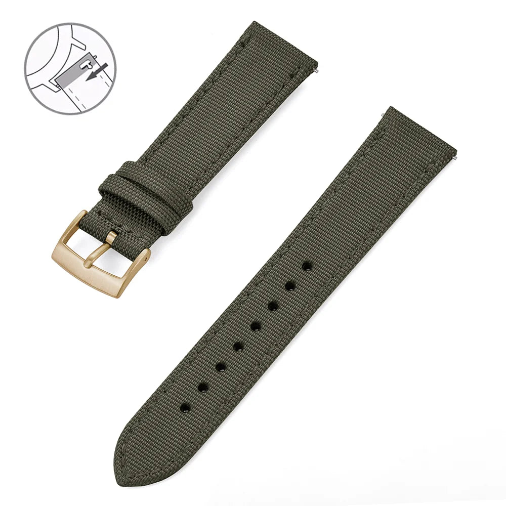 Sailcloth Nylon Watch Strap