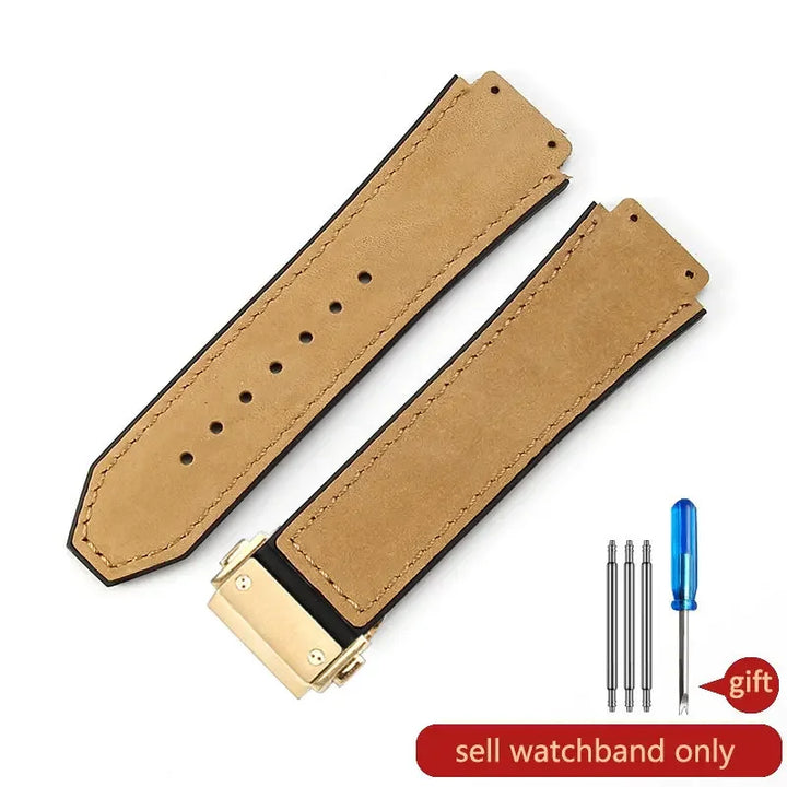 Hublot Big Bang Yuki Leather Watch Strap – Waterproof Suede, Durable