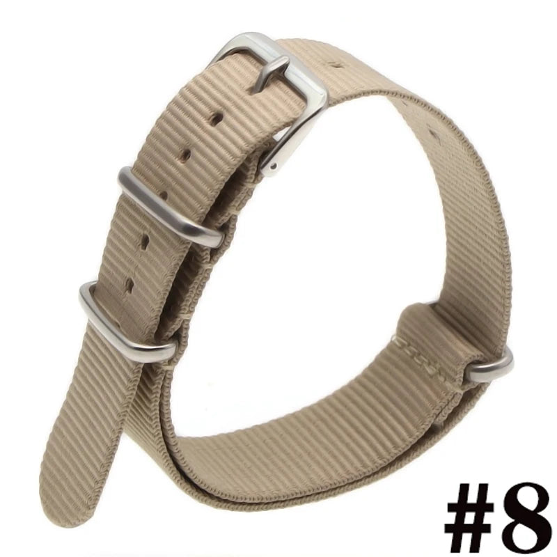 Waterproof Nylon Watch Strap (16-22mm)