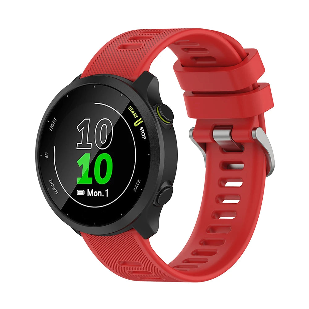 20mm Silicone Watch Strap for Garmin Forerunner, Vivoactive & Venu