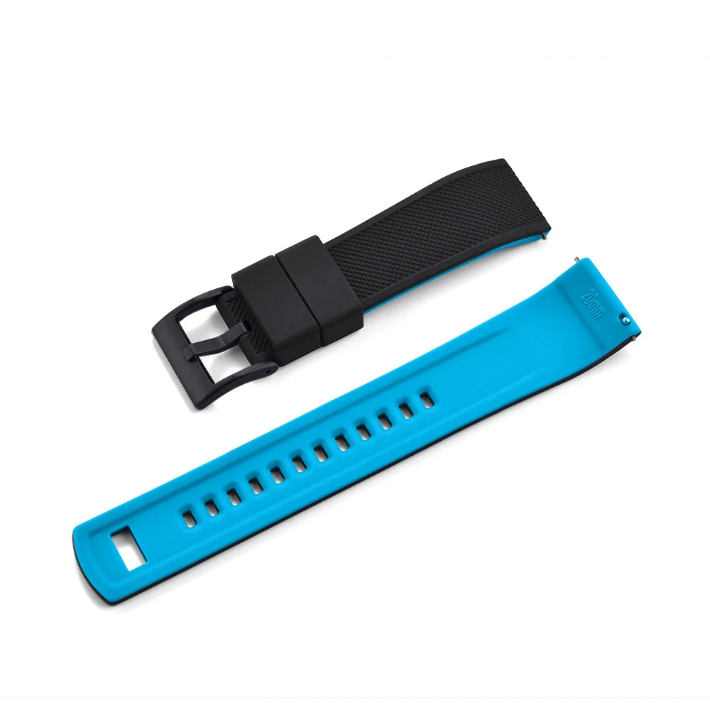 JUELONG Premium Silicone Watch Band Quick Release Rubber Watch Strap 20mm Watch Strap Watch Replacement Watchband