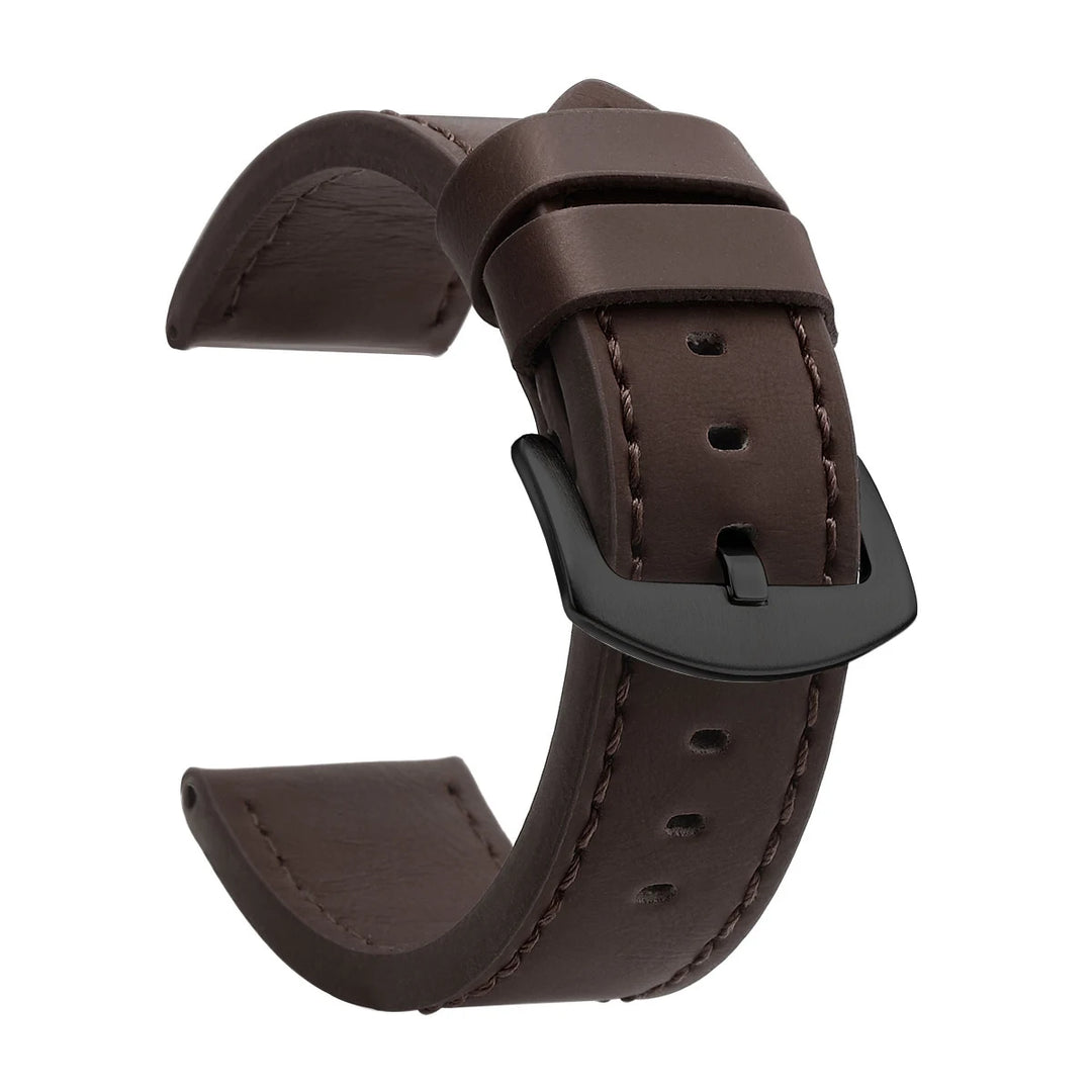 SAMCO Vintage Leather Watch Band 18–24mm