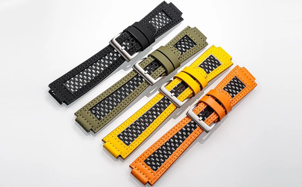 HEMSUT For G-Shock Watch Band Leather 16 18mm Fashion Trends Replace Straps Compotible With DW-5600  GW-6900  GW-M5610