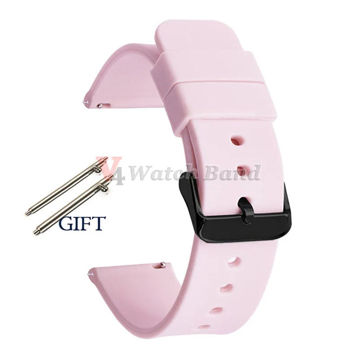 Universal Watch Straps 20mm 22mm 24mm 14mm 16mm 18mm Quick Release Silicone Band for Samsung for Huawei Women&Men Accessories