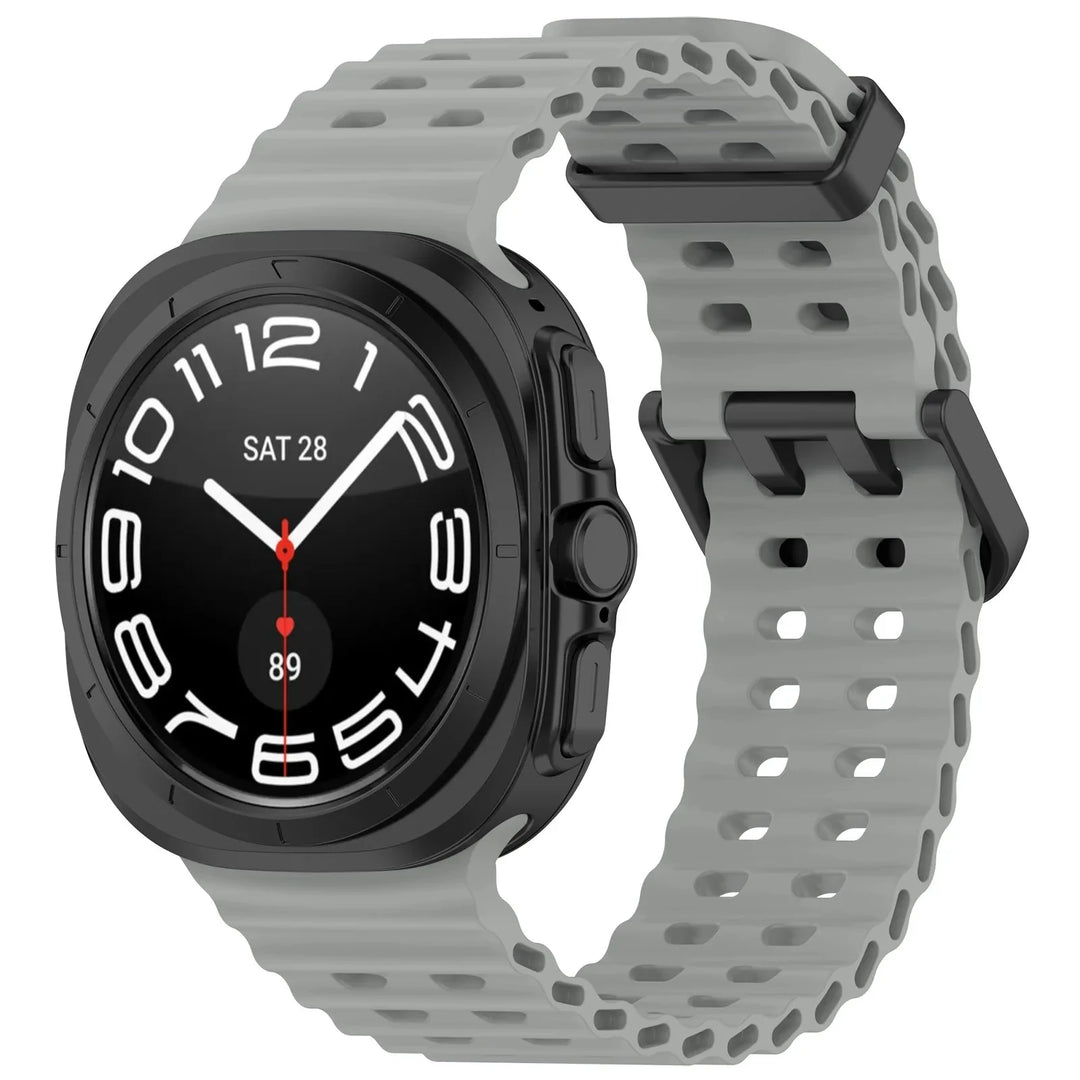 Marine Silicone Samsung Galaxy Watch Strap – 47mm Sport for Galaxy Watch 7 Ultra