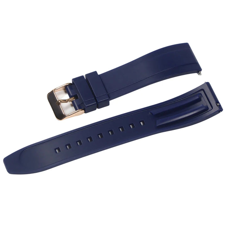 Premium Vulcanized Rubber Watch Strap – 20–24mm Quick Release