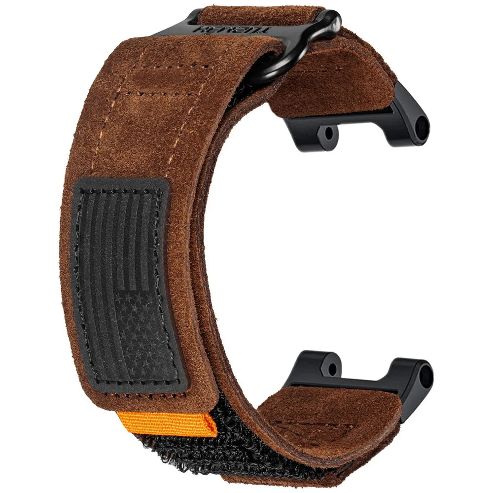 For Amazfit T-Rex 3 2 1 Watch Band Genuine Leather Suede Soft Cowhide Wrist Straps