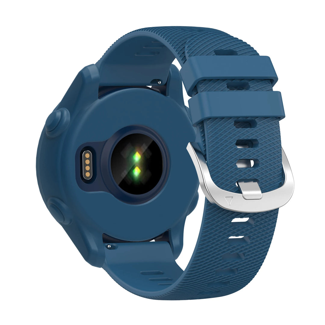Silicone Strap with Protective Case for Garmin Forerunner 255/265