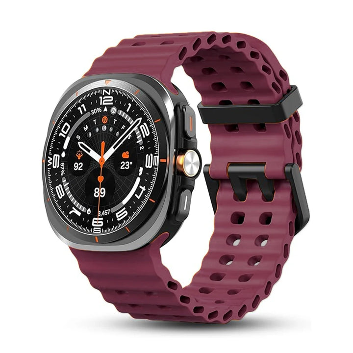 Marine Silicone Samsung Galaxy Watch Strap – 47mm Sport for Galaxy Watch 7 Ultra