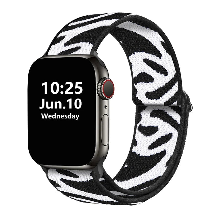 Stretchy Double-Layer Loop Apple Watch Band 38–45mm for Series 1–8