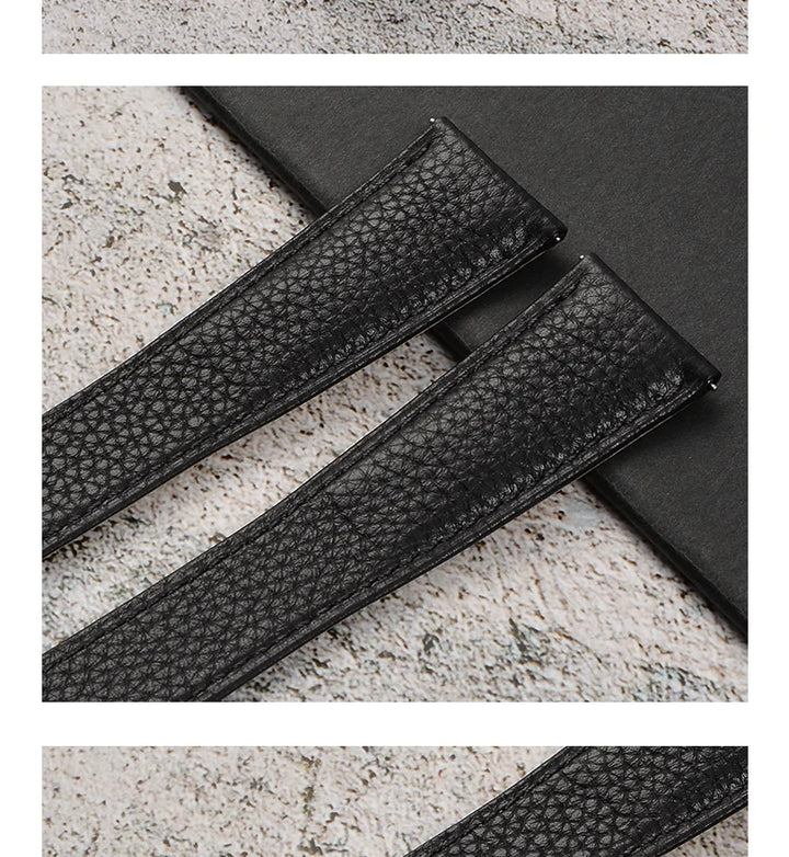 Cowhide Watch Strap Accessories for Cartier Tank – 16–23mm, Stainless Steel