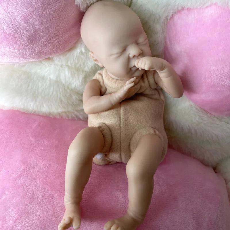 9″ Wee Patience Mini Reborn Doll Kit – Unpainted Vinyl DIY Parts