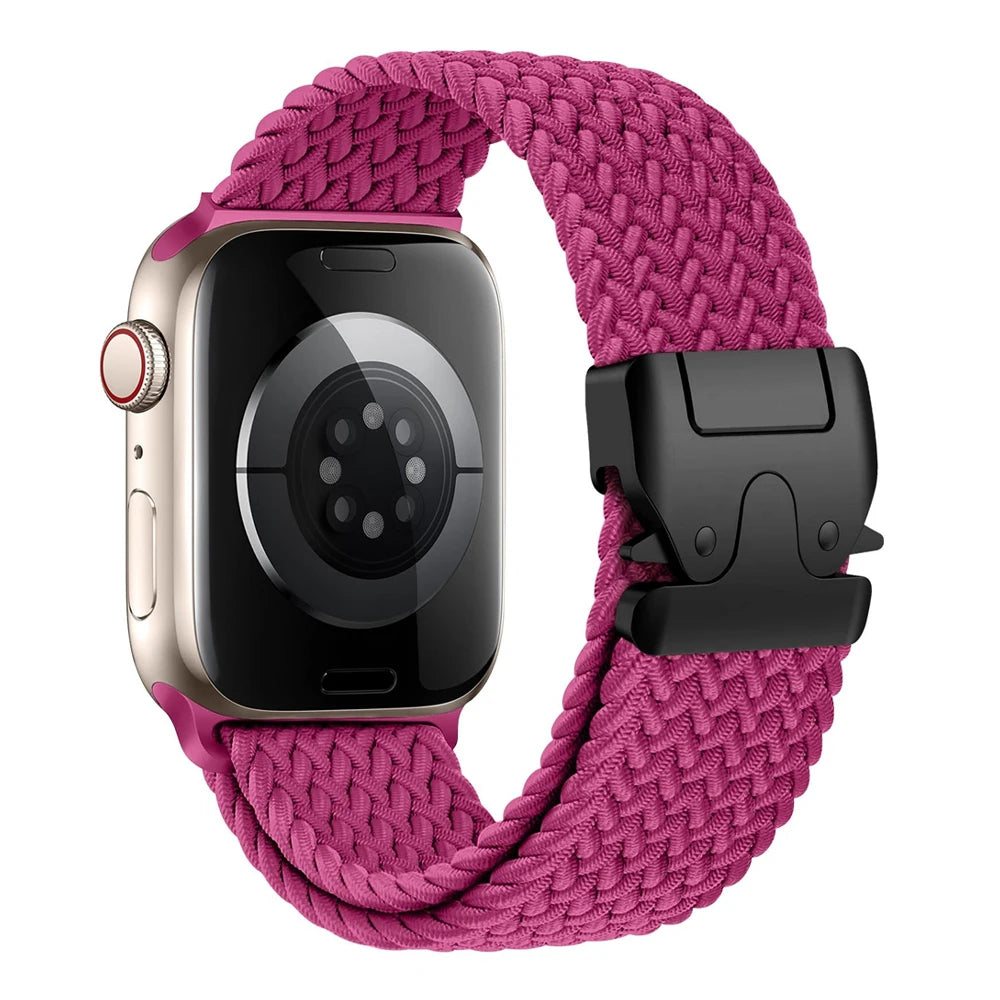 Parachute Straps for Apple watch 10 Band 46mm 42mm 45mm Ultra 49mm 44mm 41mm Braided bracelet correa iWatch Series 9 8 SE 5 6 7