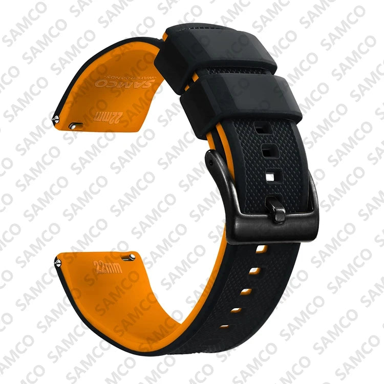 Quick Release Silicone Watch Band 18–22mm