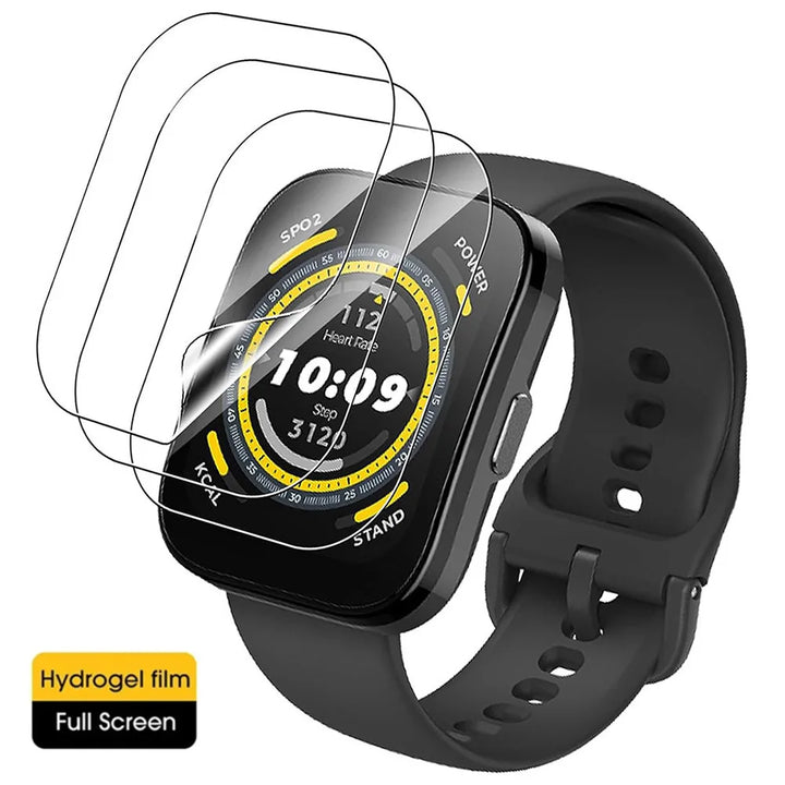 3-Pack Hydrogel Screen Protector for Amazfit Bip 5/6