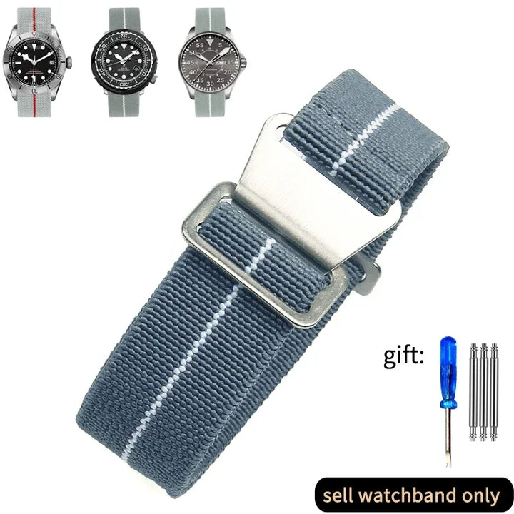 French Army Nylon Watch Band 18–22mm