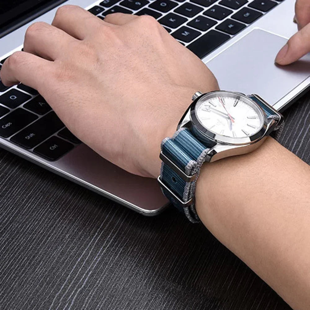 High Density Nylon Watch Band 20–22mm