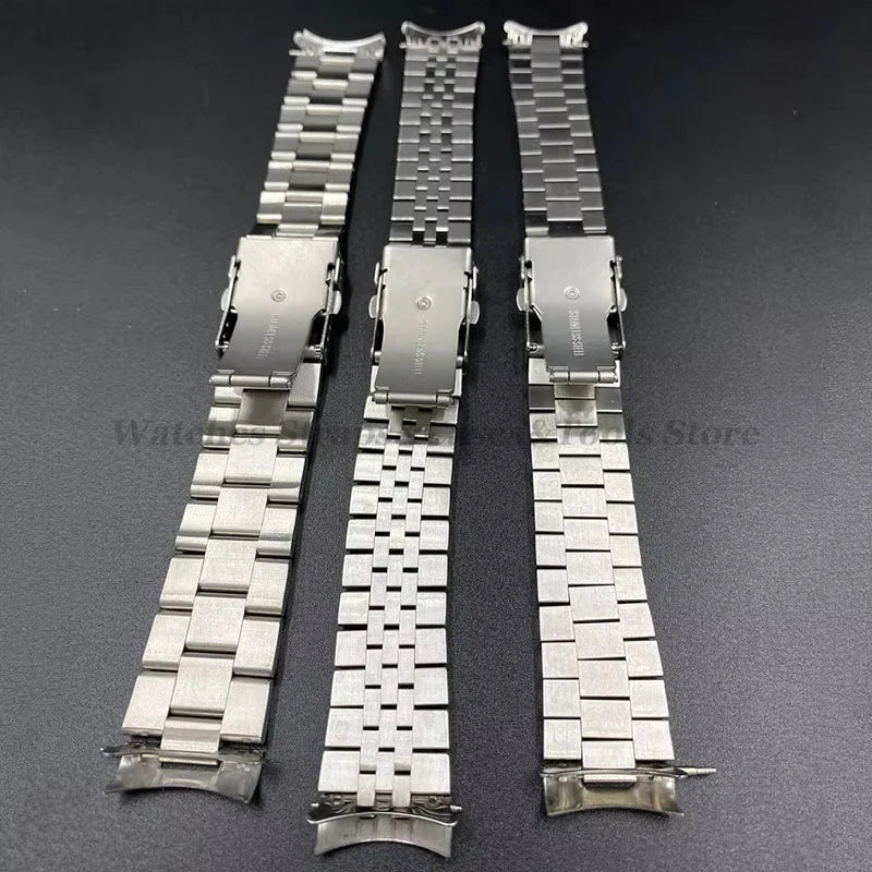 Solid Stainless Steel Watch Strap 18–22mm for Seiko, Jubilee & Oyster