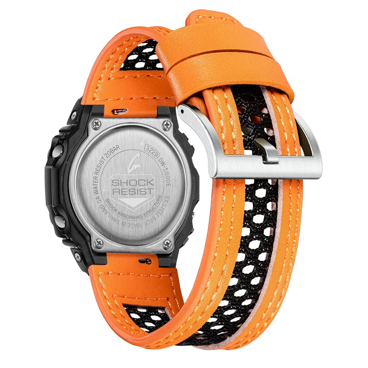 HEMSUT For G-Shock Watch Band Leather 16 18mm Fashion Trends Replace Straps Compotible With DW-5600  GW-6900  GW-M5610