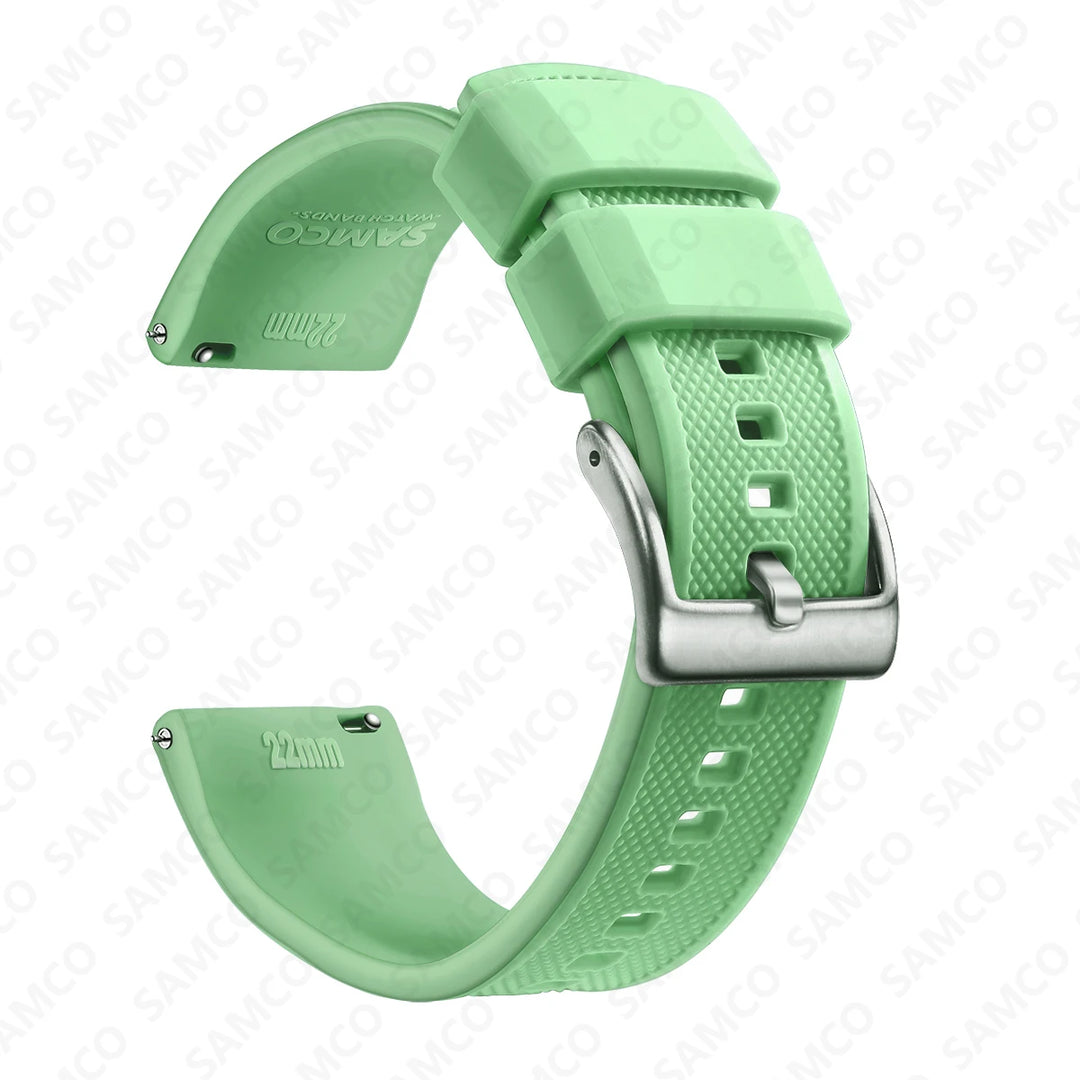 Quick Release Silicone Watch Band 18–22mm