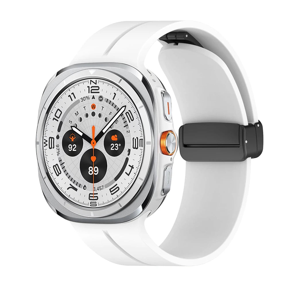 Straps For Samsung Galaxy watch Ultra 47mm smartwatch Accessories Silicone Magnetic Bracelet correa galaxy watch 7 ultra Band
